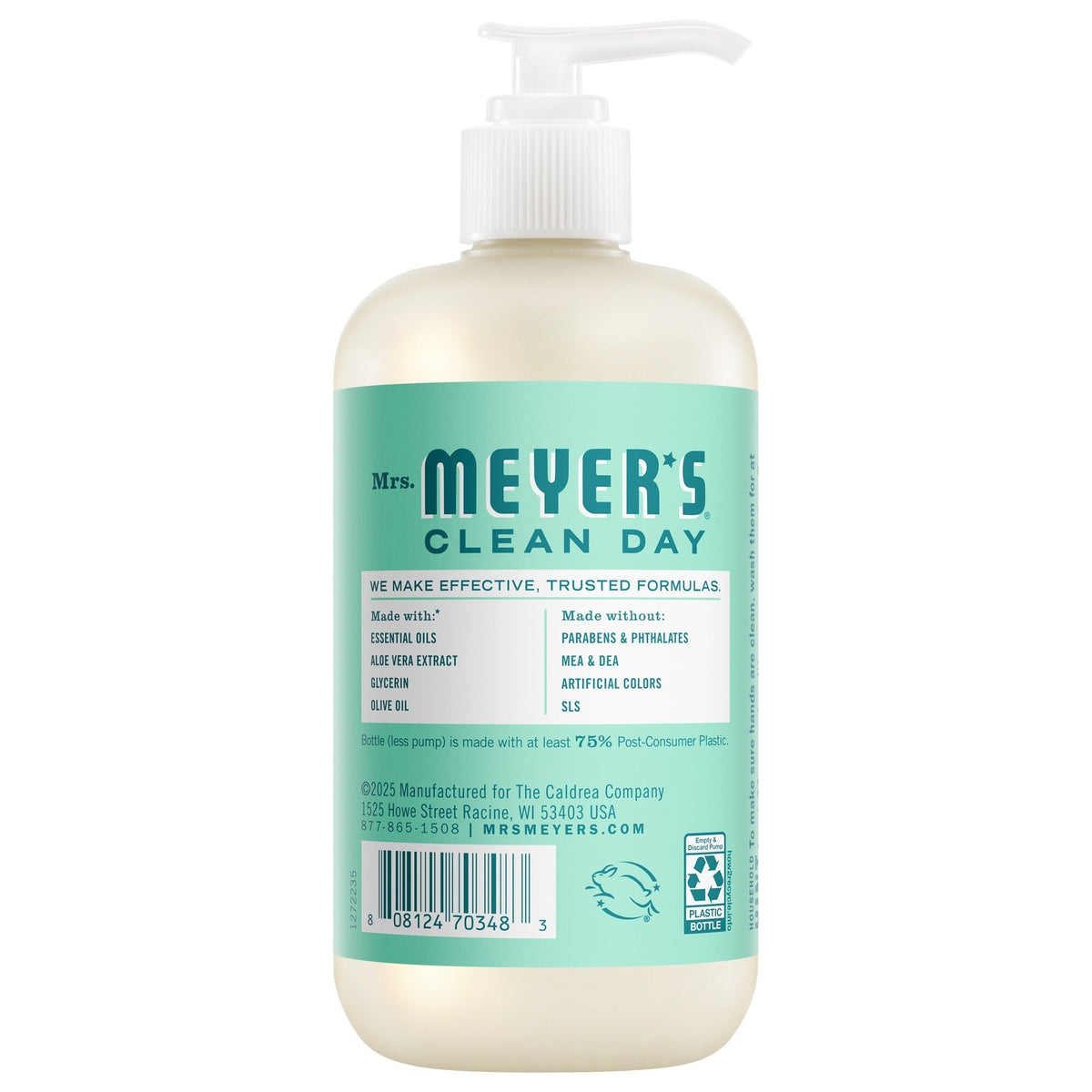Mrs. Meyer's Mint Liquid Hand Soap 3-count Bundle